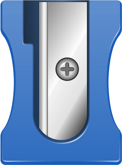 Download Blue Pencil Sharpener Clipart Png Photo - Sharpener Clipart Png Transparent Png (480x643), Png Download