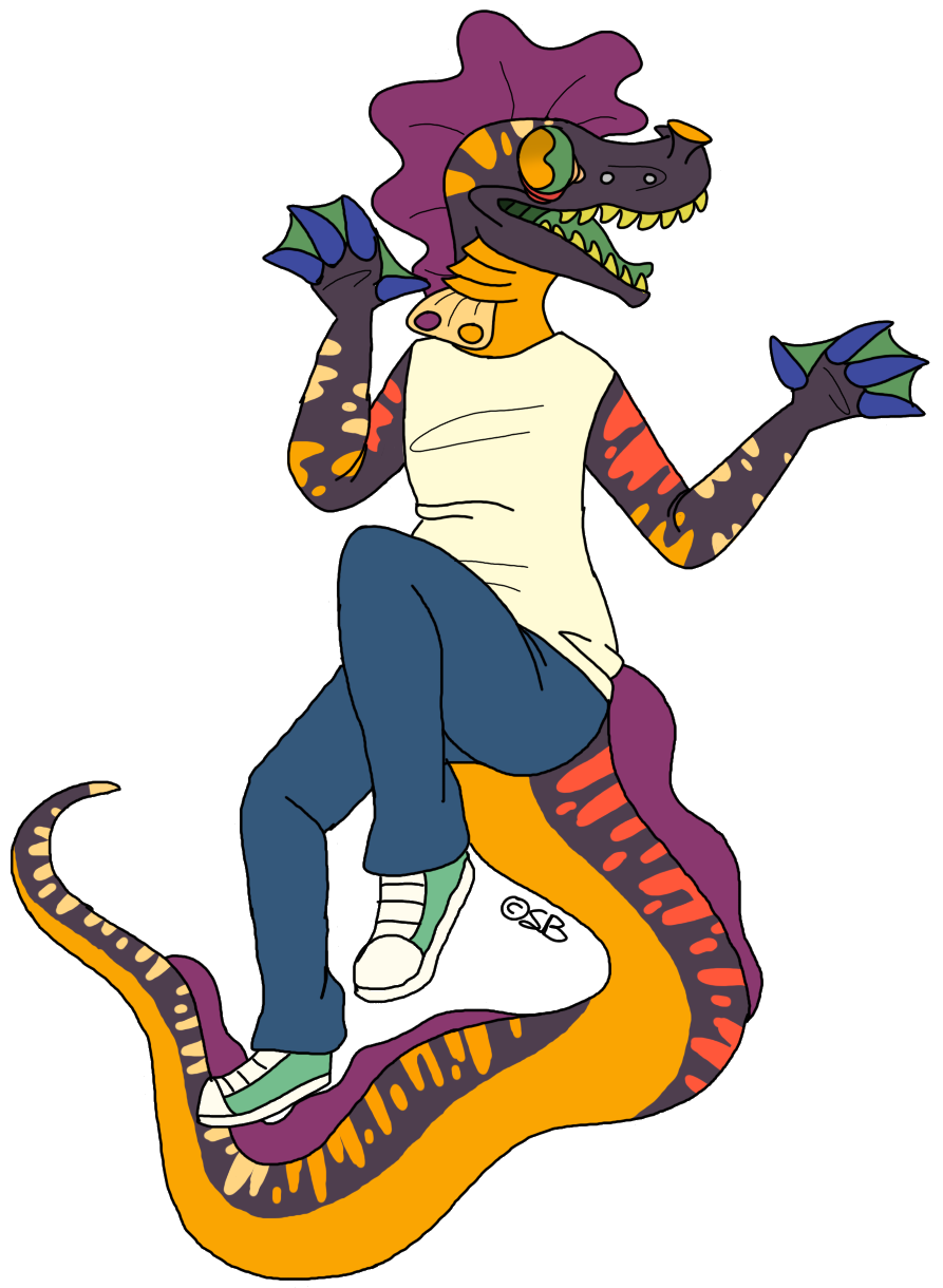 Eel Boi - Cartoon Clipart (893x1220), Png Download