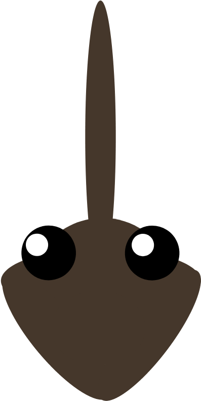 Gulper Eel - Cartoon Clipart (1100x1100), Png Download