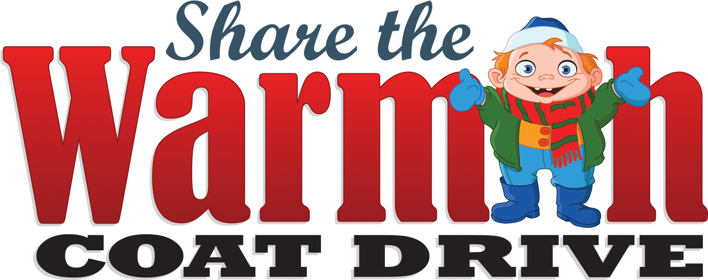 City Credit Union On Twitter - Share The Warmth Coat Drive Clipart (1447x592), Png Download