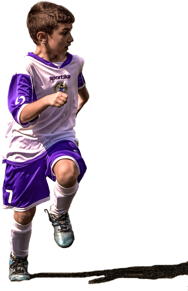 Football Games For Boys - Criança Futebol Png Clipart (853x1280), Png Download