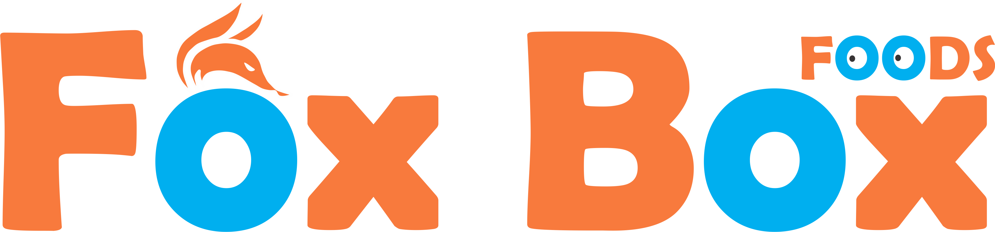 Foxboxfoods - Food Clipart (3459x807), Png Download