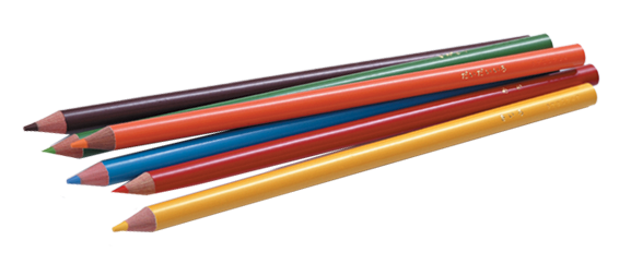 Colored Pencil Clipart (591x592), Png Download
