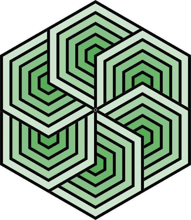 Clipart Masked Hexagons Medium Image Png - Coloring Book Transparent Png (660x762), Png Download