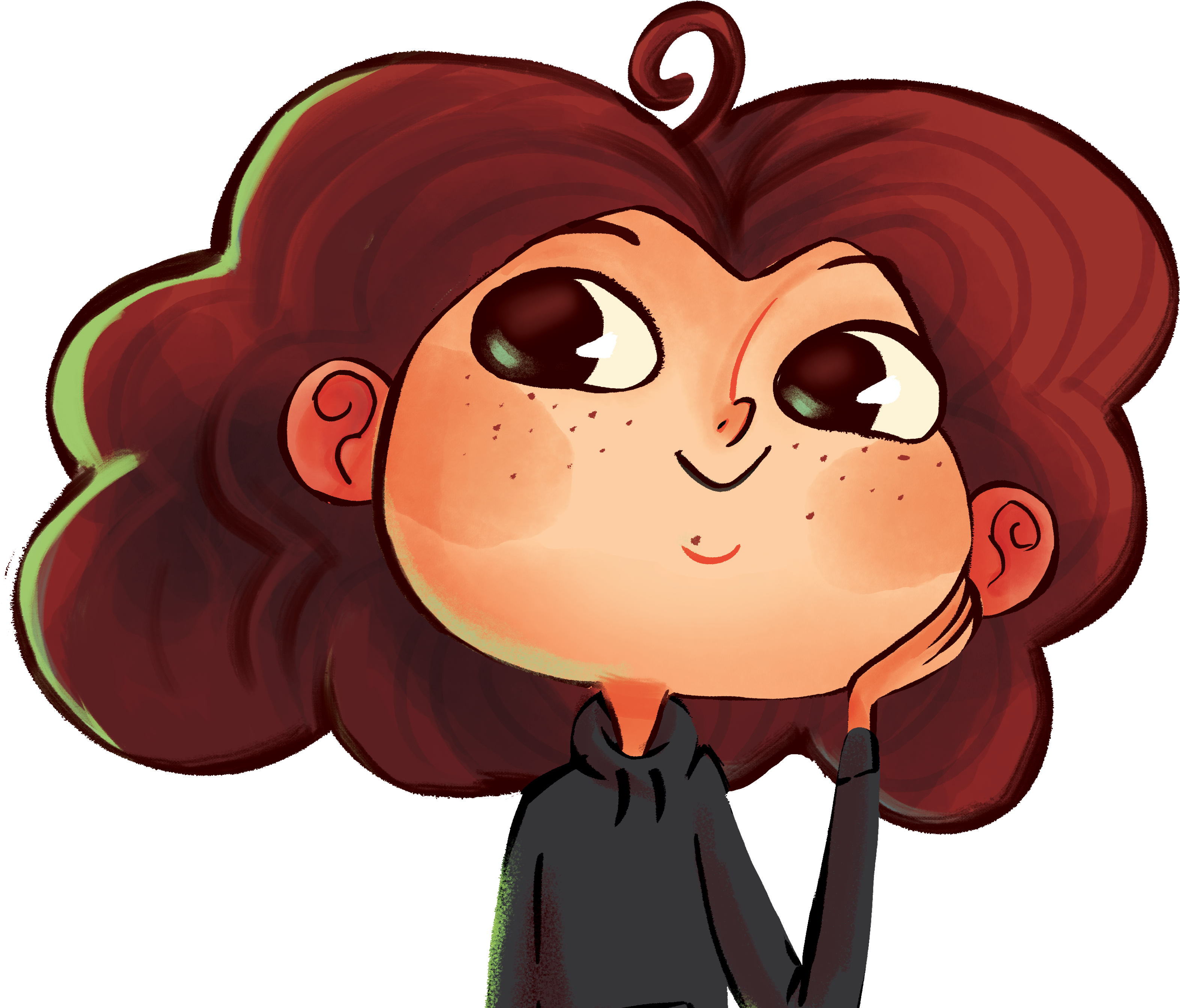 Nicole Castro - Cartoon Clipart (3364x3018), Png Download