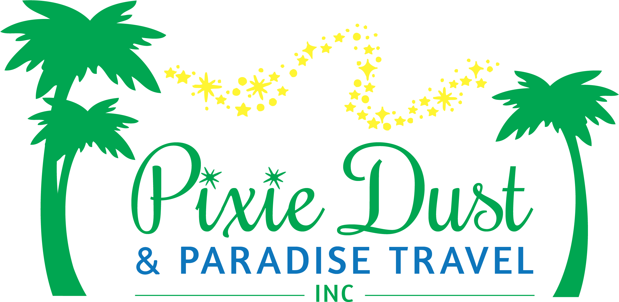 Pixie Dust & Paradise Travel, Inc - Ootdfash Clipart (2646x1485), Png Download