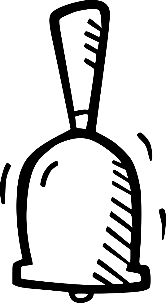 Hand Bell Comments Clipart (536x980), Png Download