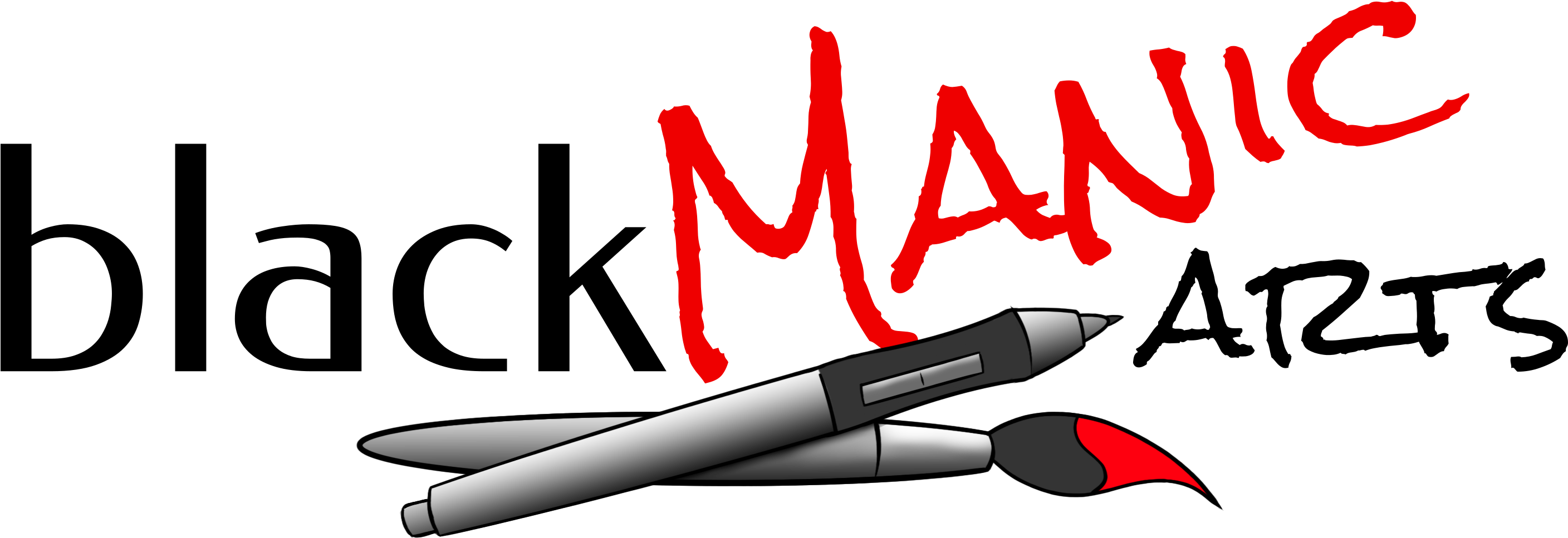 Welcome To The Website Of Blackmanic Arts Clipart (2815x998), Png Download