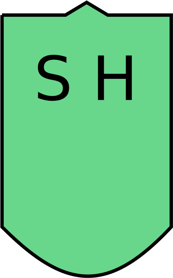 Road Marker In Sh - State Highway Symbol India Clipart (731x1023), Png Download
