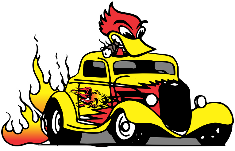 Vinyl Hotrod Clipart (766x493), Png Download