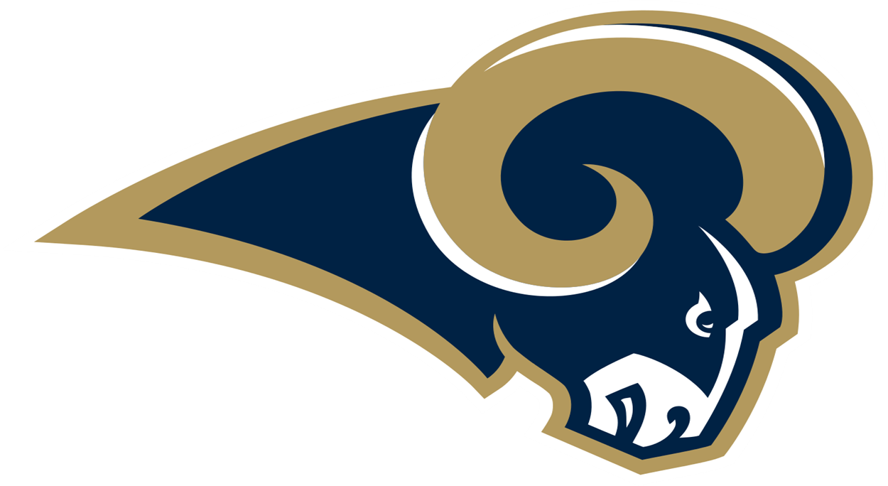 That Have Lost To Both The Steelers And The Patriots - Los Angeles Rams Logo Png Clipart (1250x684), Png Download
