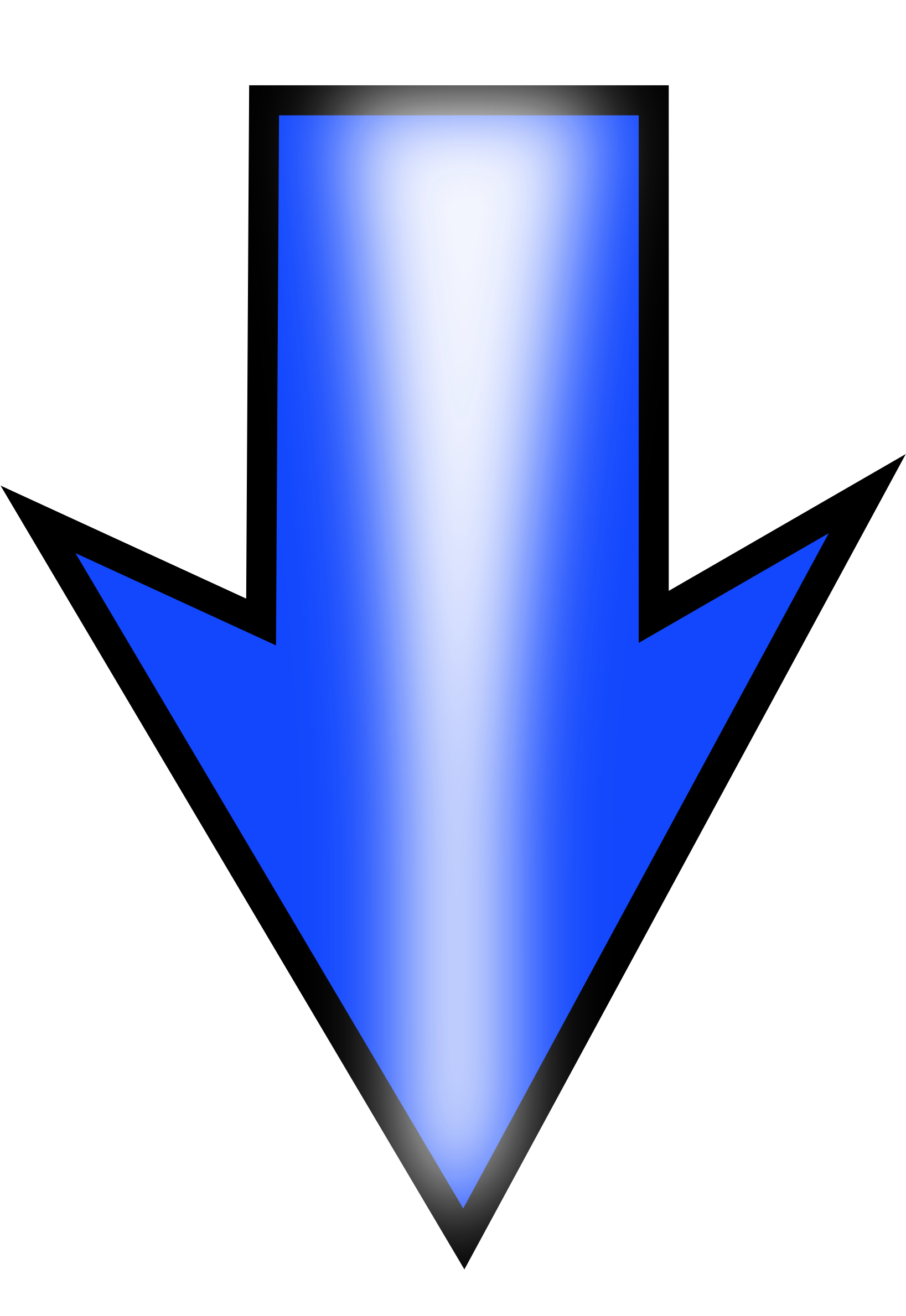 Arrow Clipart Future - Arrow Clipart Down - Png Download (1760x2400), Png Download