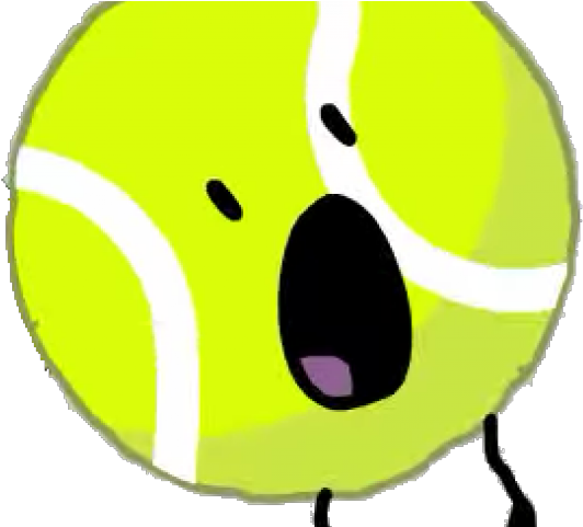 Tennis Ball Clipart Bfb - Bfb Tennis Ball And Golf Ball - Png Download (640x480), Png Download
