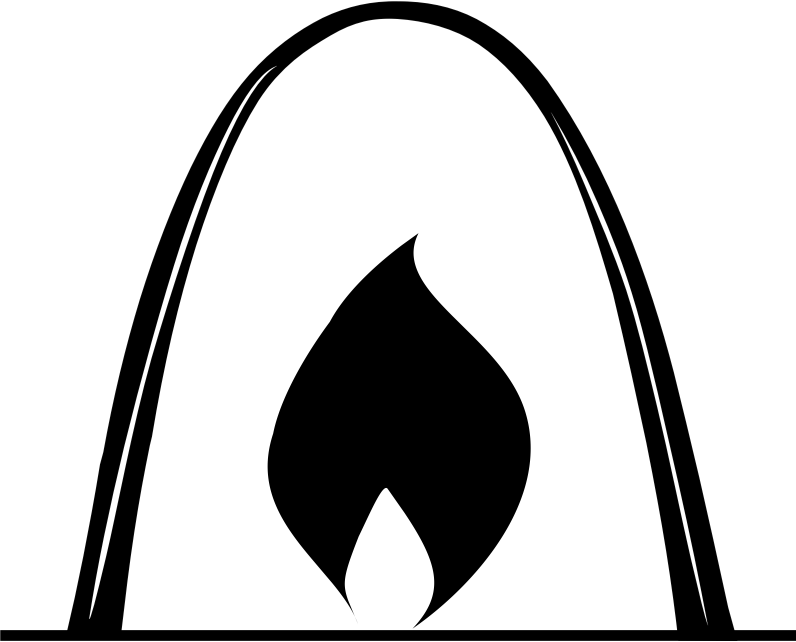 Arch Flame Clipart (796x642), Png Download
