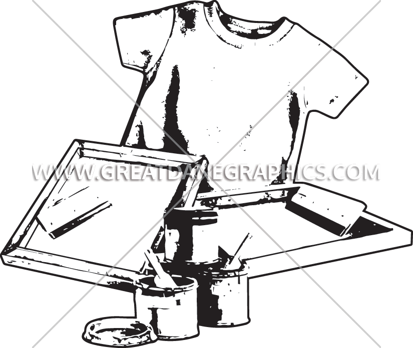 Clipart For Screen Printing - Png Download (825x697), Png Download