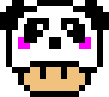 Toad In A Panda Hat Clipart (1200x1200), Png Download