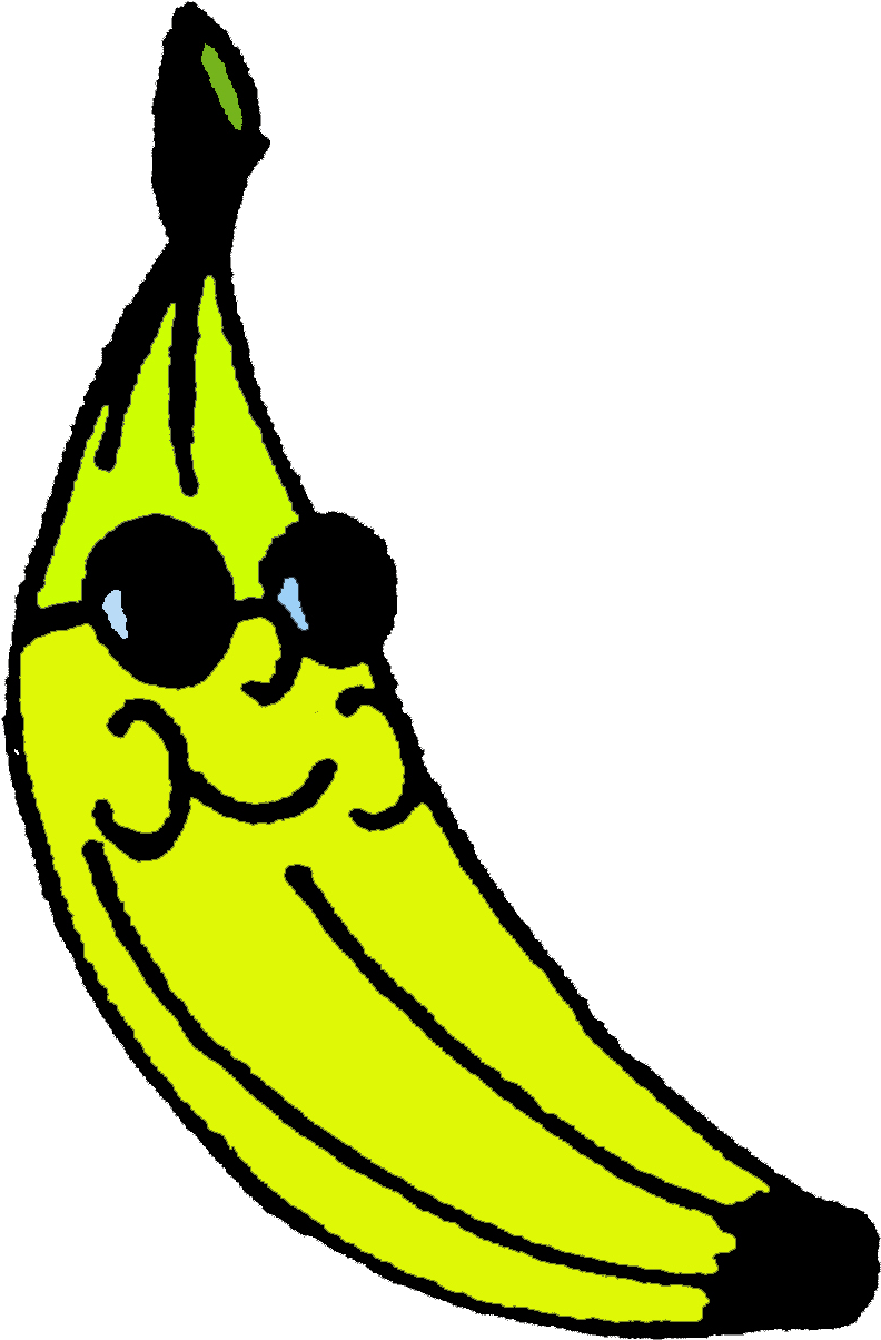 Banana Clipart (1200x1800), Png Download