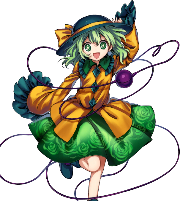 Komeiji Koishi Drawn By Harukawa Moe - Koishi Komeiji Clipart (640x720), Png Download