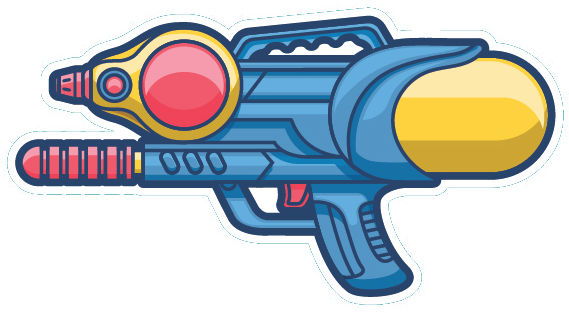 Water Gun Designer Clip Transprent - Clip Art - Png Download (800x600), Png Download