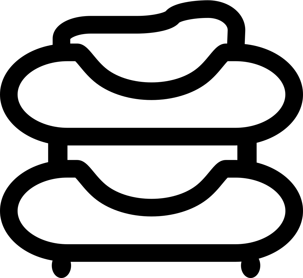 Bunk Bed Comments - Shelf Clipart (980x897), Png Download