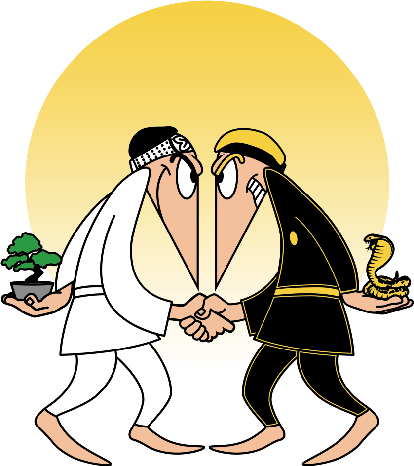 The Karate Kid Clipart (900x1001), Png Download
