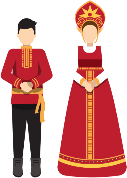 Free Png ناس روس Png Images Transparent - Moscow Saint Basil's Cathedral Png Clip Art (480x683), Png Download