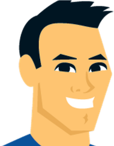 Portrait Clipart Cool Man - Cartoon - Png Download (640x480), Png Download