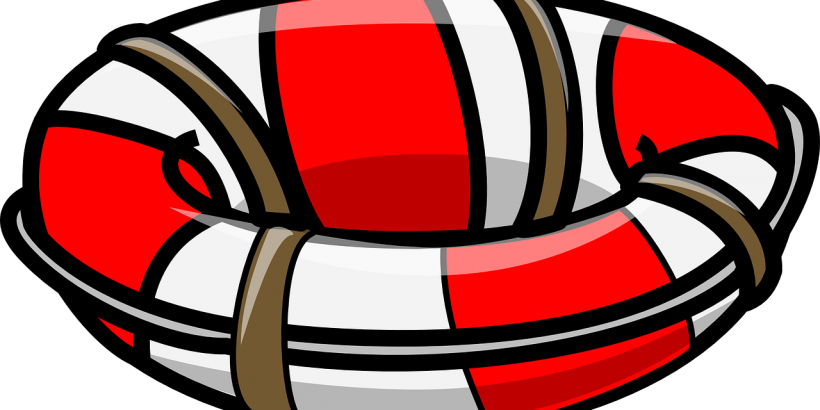 Life Preserver Clip Art - Png Download (820x410), Png Download