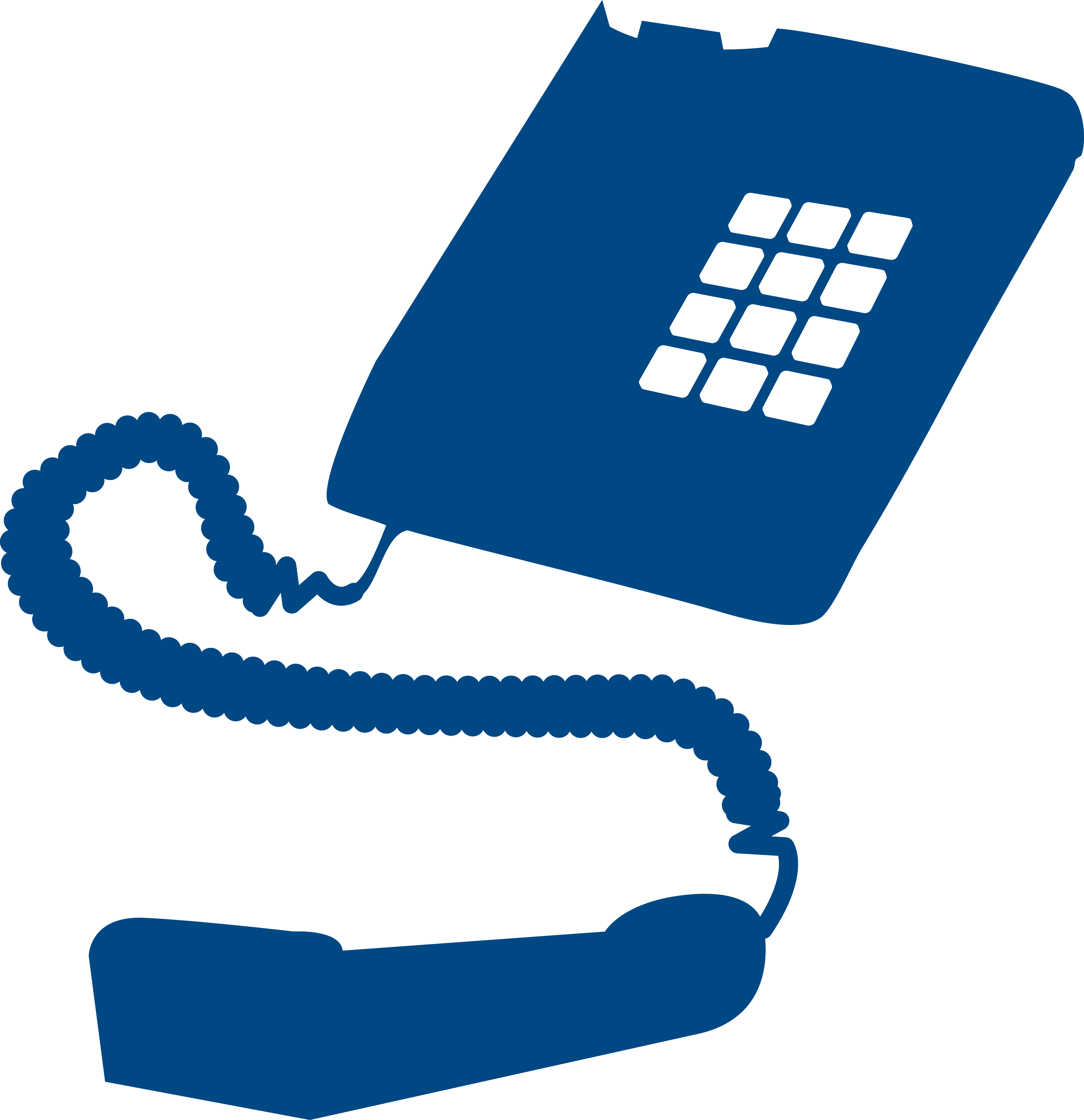 Graphic Free Library About Us Richmond Funders - Phone Off The Hook Clipart - Png Download (3360x3471), Png Download