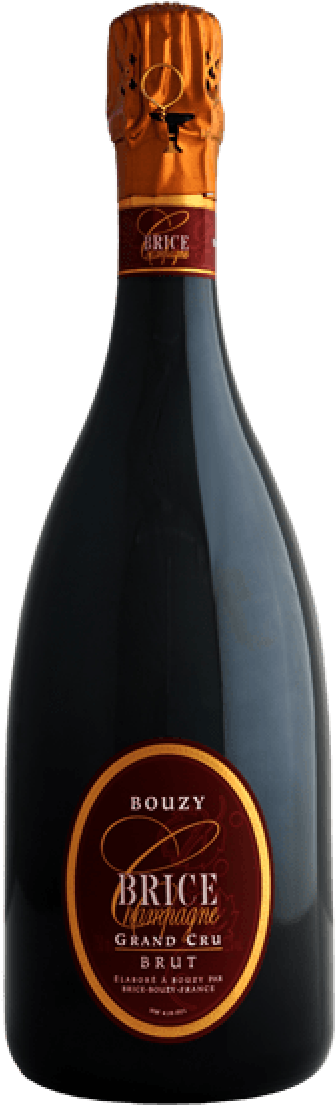 Brice Brut Grand Cru - Glass Bottle Clipart (400x1280), Png Download