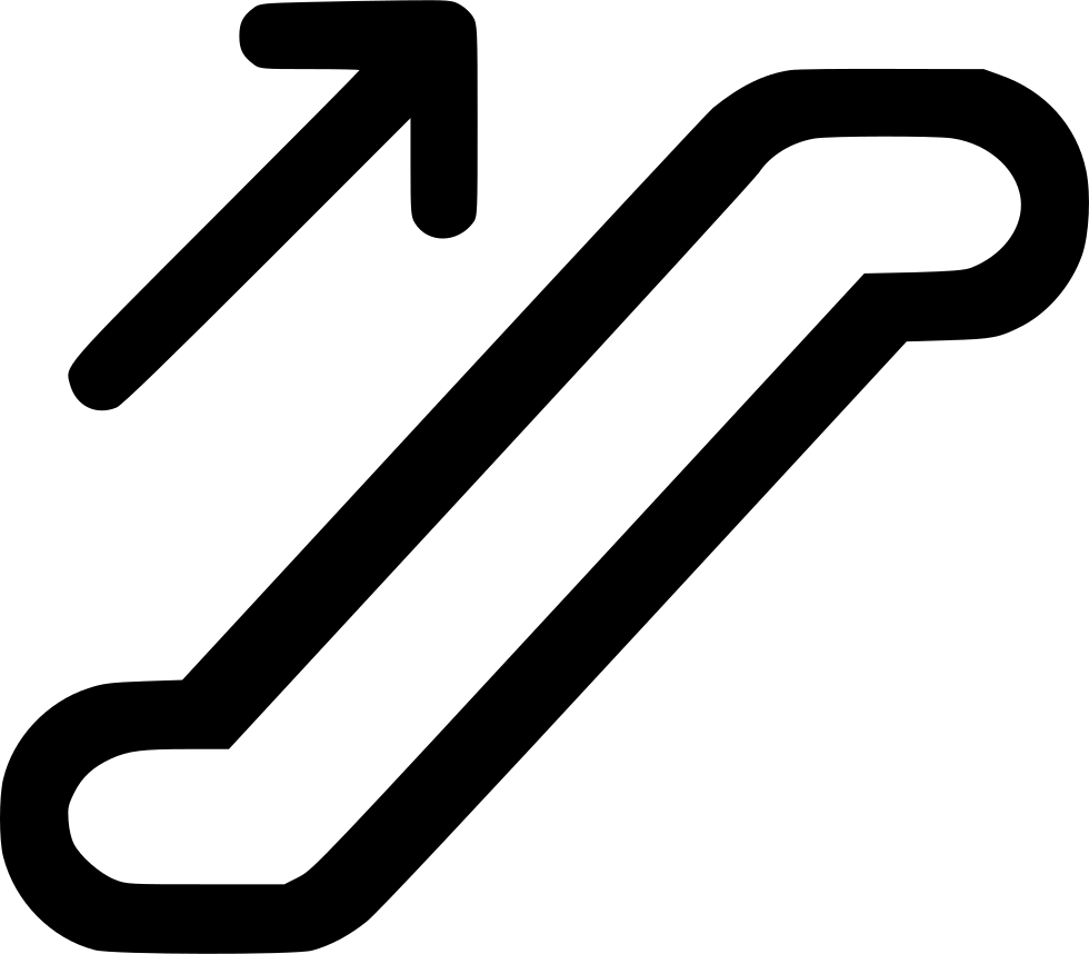 Escalator Up Comments Clipart (980x858), Png Download