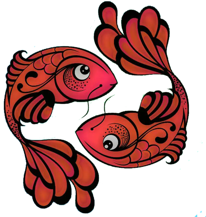 Pisces Women's Printed Tank Clipart (735x1040), Png Download