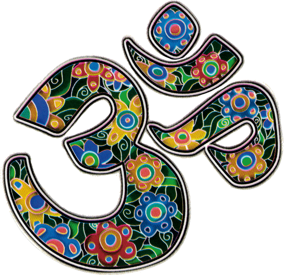 Om In Nature - Sticker Clipart (1000x985), Png Download