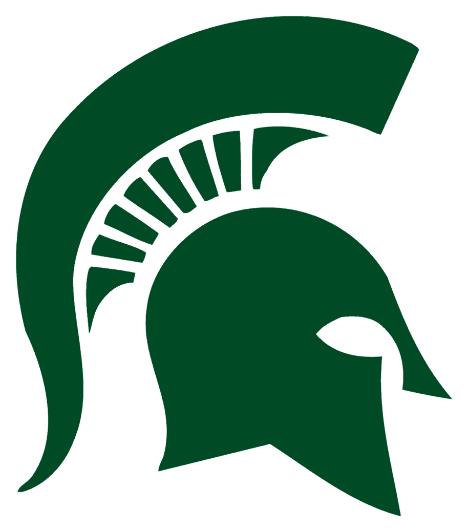 School Logo - Michigan State Spartans Logo Clipart (971x1069), Png Download