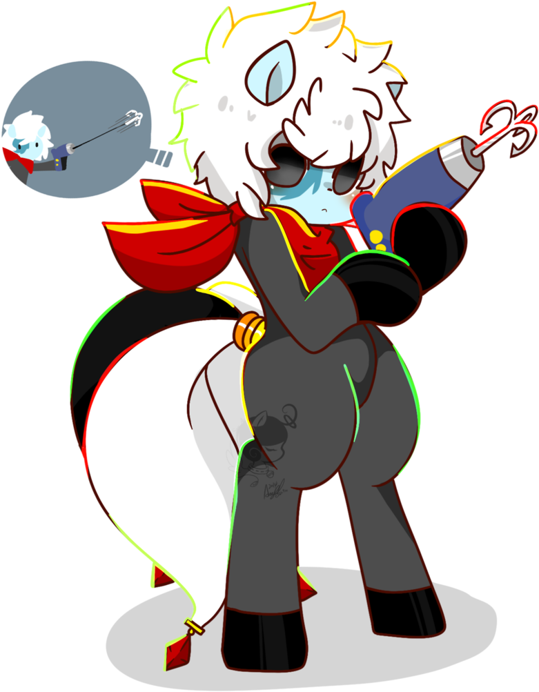 Snow Angel, Bipedal, Grappling Hook, Oc, Oc - Cartoon Clipart (814x1024), Png Download