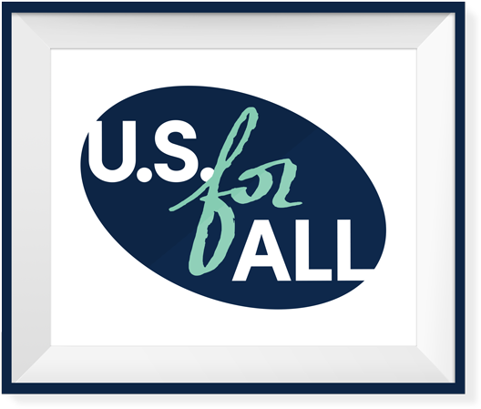 Immigration Nation Print Clipart (600x536), Png Download