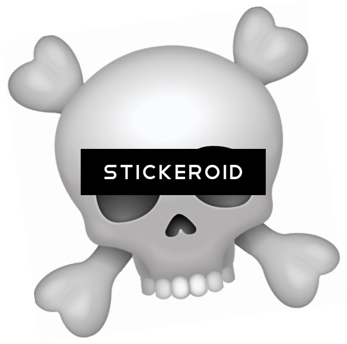 Pirate Skull Emoji - Emoji Clipart (675x670), Png Download
