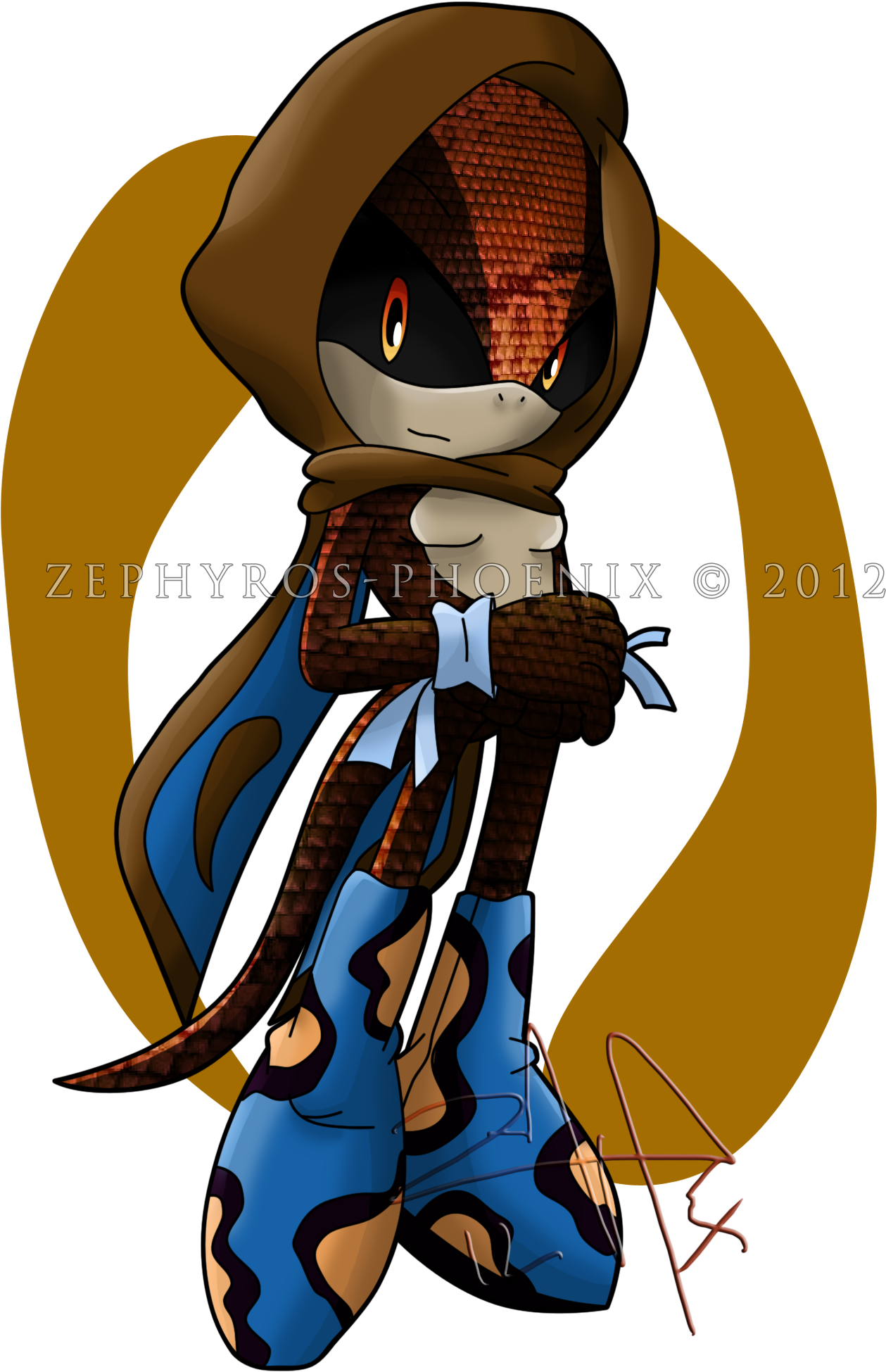 Urodela The Salamander/artwork Gallery - Wiki Clipart (1348x2059), Png Download