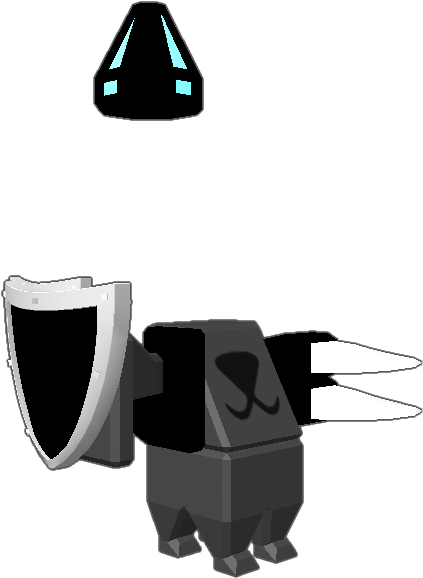 A Swift Dogerian With A Shield And Claw Clipart (768x768), Png Download