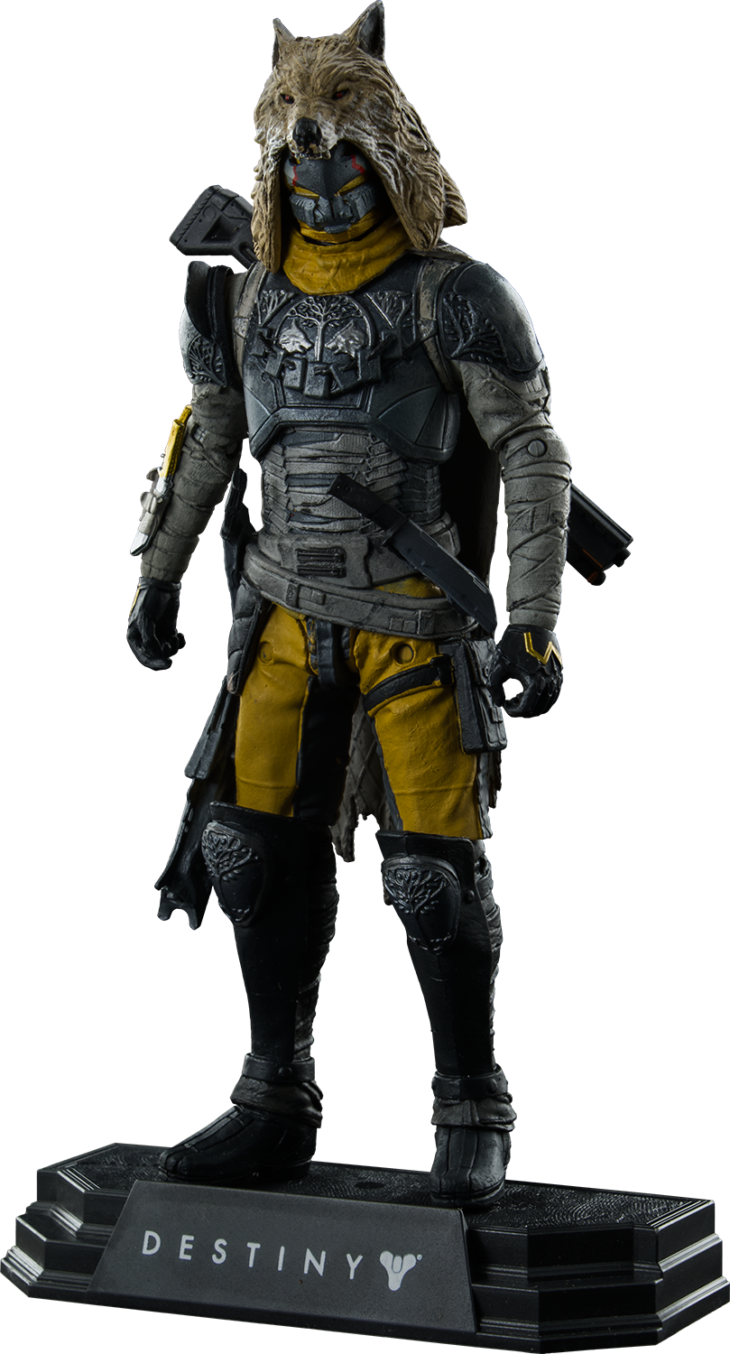 Blacksmith Shader Exclusive Action - Destiny Hunter Action Figure Clipart (809x1500), Png Download