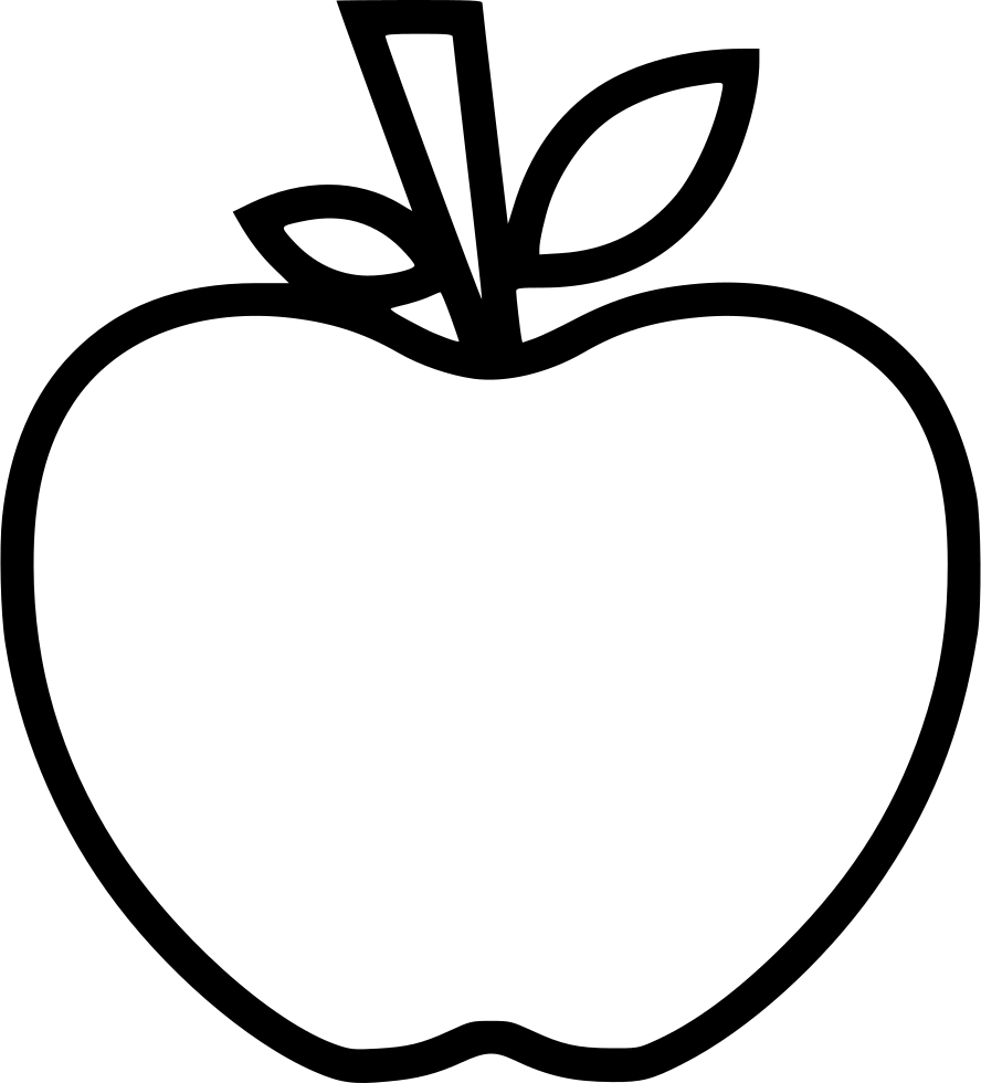 Apple Teacher Substitute Comments - Icon Clipart (888x980), Png Download