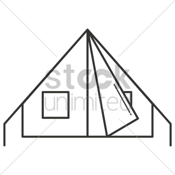 Tent Clipart Tent Camping Clip Art - Tent - Png Download (600x600), Png Download