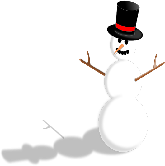 Snowman Free Stock Photo Illustration Of A Snowman - Clip Art - Png Download (566x800), Png Download