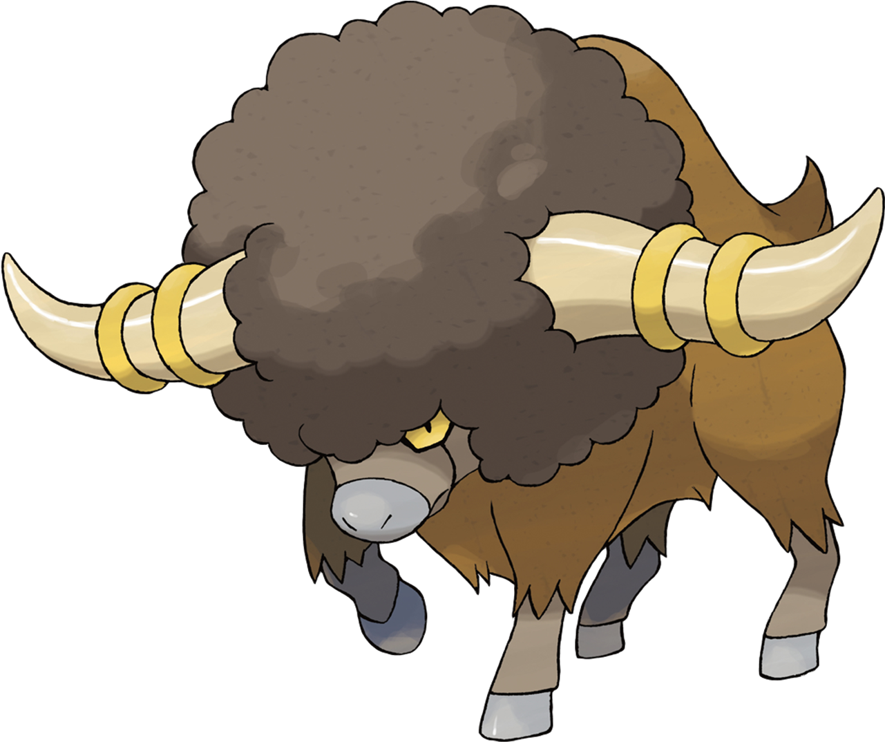 Gen 5 Has A Couple That Could Work - Bouffalant Pokemon Clipart (1280x1280), Png Download