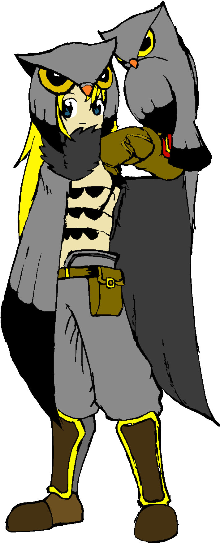 Author Comments - Owl Clipart (859x1911), Png Download