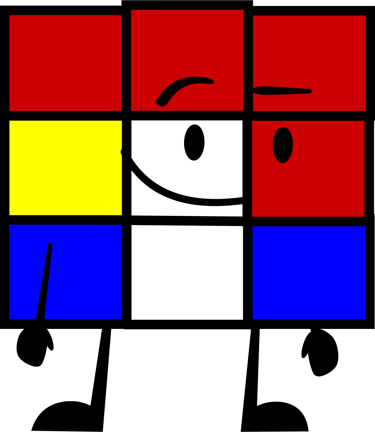Rubik's Cube Clipart (1589x1827), Png Download