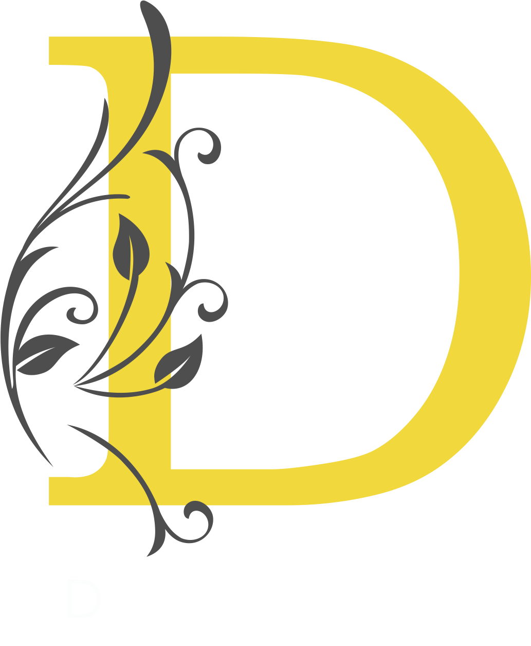 Den Montero Logo White Yellow1 - Vimeo Clipart (1119x1356), Png Download