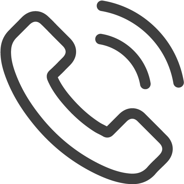 Phone Icon - Line Phone Icon Png Clipart (600x600), Png Download