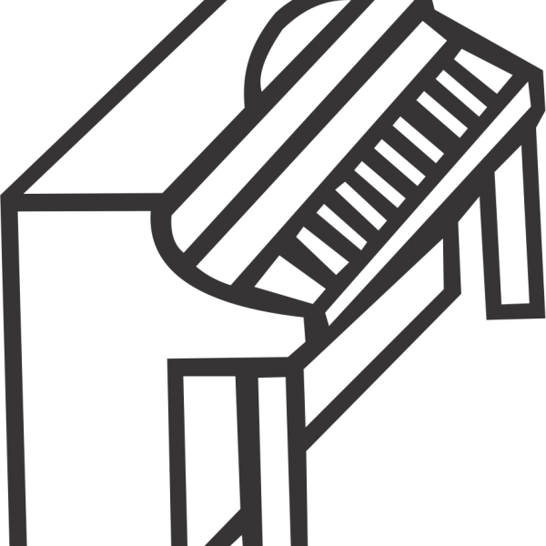Piano Clipart (600x600), Png Download
