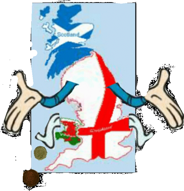 Uk Map Broken Britain - Uk Broken Clipart (720x720), Png Download